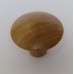 Knob style J 44mm oak lacquered wooden knob